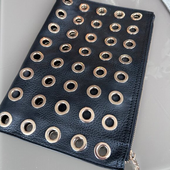 Steve Madden Envelope Purse with Gold Holes - Picture 4 of 4